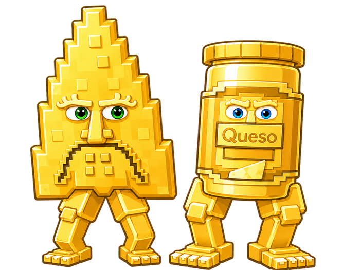 Gold Chipso and Queso