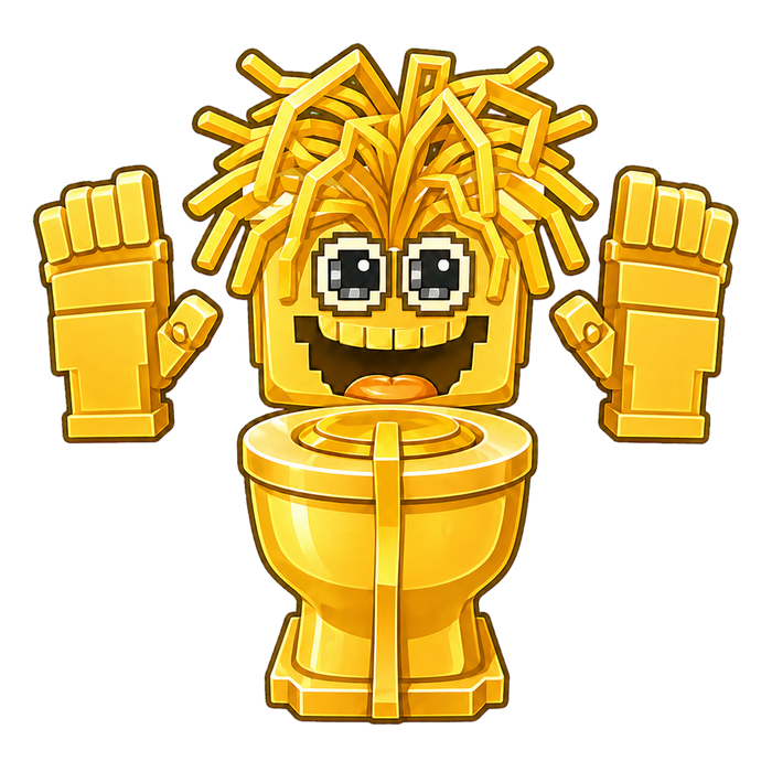 Gold Spaghetti Tualetti